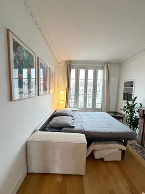 Un ou plusieurs lits dans un hébergement de l'établissement 2 bright rooms Clichy - 4 people - Paris Metro 13