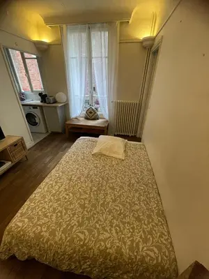 Un ou plusieurs lits dans un hébergement de l'établissement Appartement 2 pièces Saint-Ouen