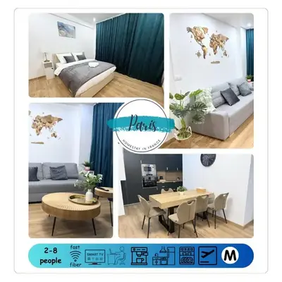 Apt in Paris Bercy Close to Metro 6 8