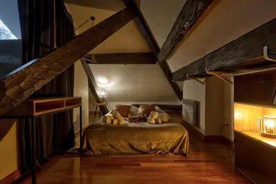 Un ou plusieurs lits dans un hébergement de l'établissement TheBlueStay 126 - Charming apartment - Paris 17