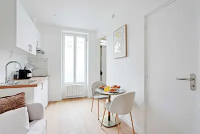 Cuisine ou kitchenette dans l'établissement Cozy Apartment 1BR-3P - Ivry