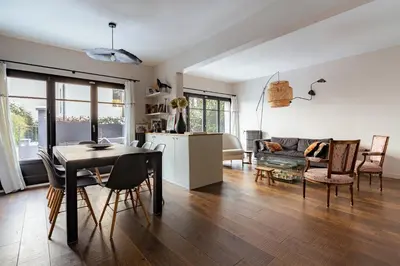 Coin salon dans l'établissement Veeve - Family House near Roland Garros