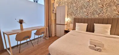 Un ou plusieurs lits dans un hébergement de l'établissement Studio 28 sqm - Cardinet - 2p