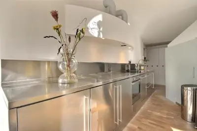 Cuisine ou kitchenette dans l'établissement Loft Sainte Claude