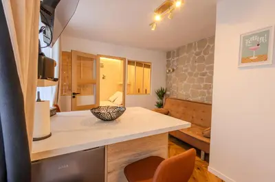 Un ou plusieurs lits dans un hébergement de l'établissement Appartement le marais Paris 3 Bail mobilité