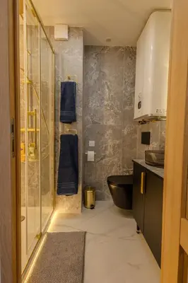 Salle de bains dans l'établissement Appartement le marais Paris 3 Bail mobilité