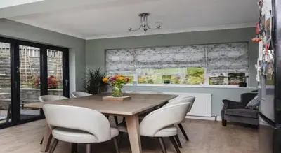Coin salon dans l'établissement RueJuge Appartement LuxeApt parking