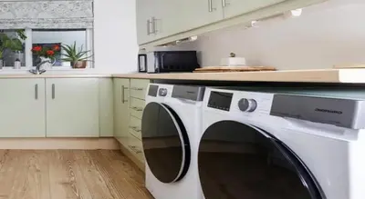 Cuisine ou kitchenette dans l'établissement RueJuge Appartement LuxeApt parking