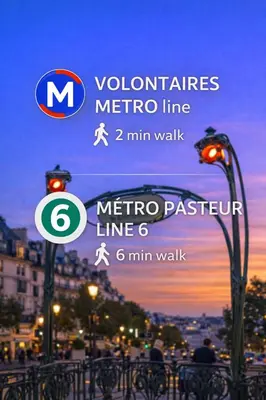 Plan de l'établissement Luxury One Bedroom - 1min from Métro Volontaire - 52 sqm - by Prestigia
