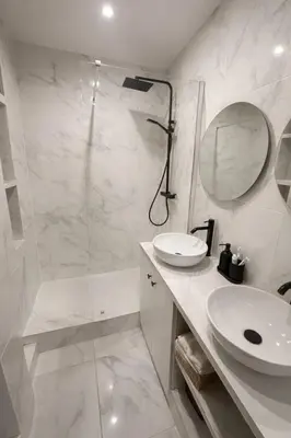 Salle de bains dans l'établissement Luxury One Bedroom - 1min from Métro Volontaire - 52 sqm - by Prestigia