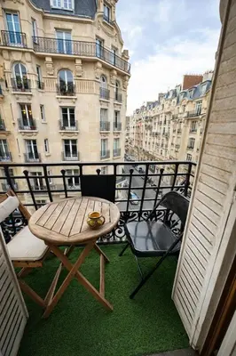 Balcon ou terrasse dans l'établissement Luxury One Bedroom - 1min from Métro Volontaire - 52 sqm - by Prestigia