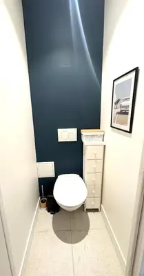 Salle de bains dans l'établissement Appartement 50m2 Cosy et Lumineux