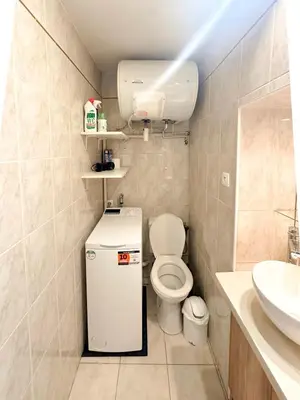 Salle de bains dans l'établissement Cozy Apartment in Paris's Latin Quarter