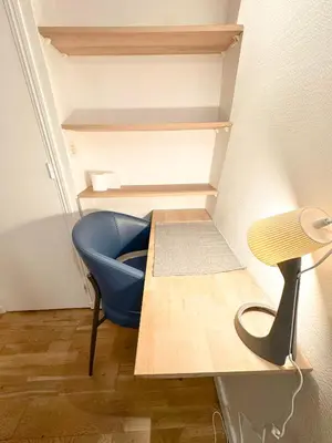 Coin salon dans l'établissement Cozy Apartment in Paris's Latin Quarter