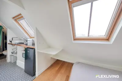 Cuisine ou kitchenette dans l'établissement Studio central au cœur des trésors de la vie parisienne