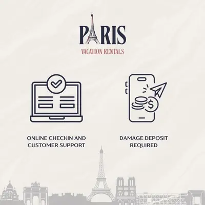 Plan de l'établissement Le Marais - Pont Marie - Paris Vacation Rentals
