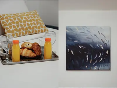 Nourriture dans l'appartement ou à proximité