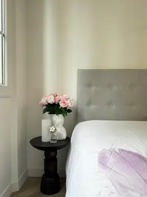 Un ou plusieurs lits dans un hébergement de l'établissement Elegant Parisian Flat near Eiffel Tower