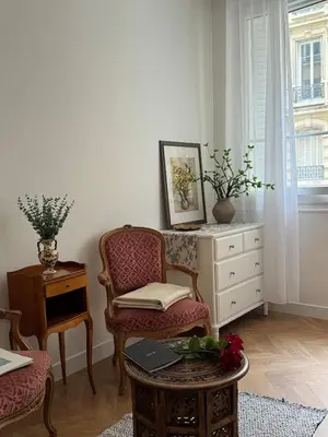 Coin salon dans l'établissement Paris Studio - Stay near Eiffel Tower