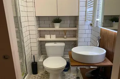 Salle de bains dans l'établissement Lovely appartement- 4P- Montorgueil Nazareth