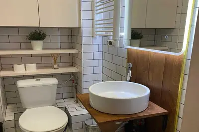 Salle de bains dans l'établissement Lovely appartement- 4P- Montorgueil Nazareth