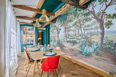 Plan de l'établissement Superb flat with terrace in the centre of Paris