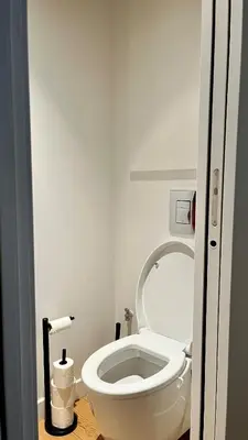 Salle de bains dans l'établissement Appartement élégant à cœur de Paris 2ème