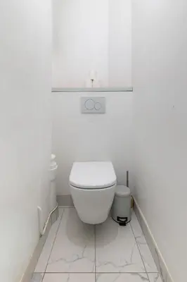 Salle de bains dans l'établissement Elegant Apartment in the Heart of Historic Paris