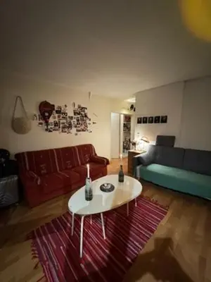 Coin salon dans l'établissement Eiffel Tower view & Swimming Pool, Cosy appartment - Center
