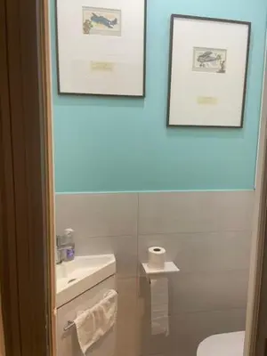Salle de bains dans l'établissement Elegant appartement au pied de Montmartre