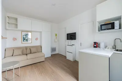 Cuisine ou kitchenette dans l'établissement #Studio#2people#Paris17#Malesherbes
