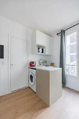 Cuisine ou kitchenette dans l'établissement #Studio#2people#Paris17#Malesherbes