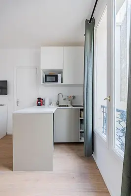 Cuisine ou kitchenette dans l'établissement #Studio#2people#Paris17#Malesherbes