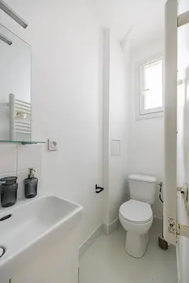 Salle de bains dans l'établissement #Studio#2people#Paris17#Malesherbes