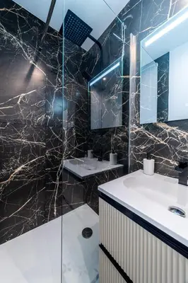 Salle de bains dans l'établissement Escapade à deux à 10mn de Paris