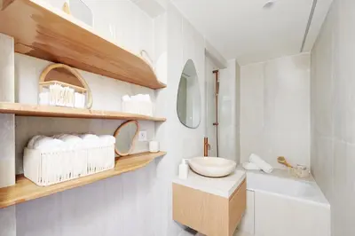Salle de bains dans l'établissement Sublime appartement à deux pas de Bastille