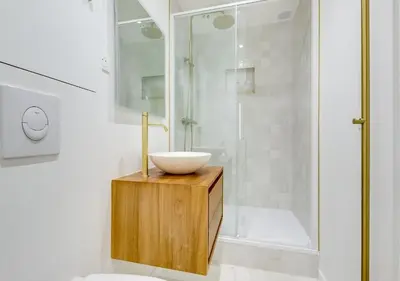 Salle de bains dans l'établissement Le Corail - Raffiné & Ressourçant - by Mon Petit Faré