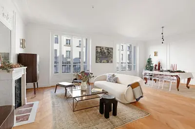 Coin salon dans l'établissement Suite Mendes, Appartement de Prestige parisien