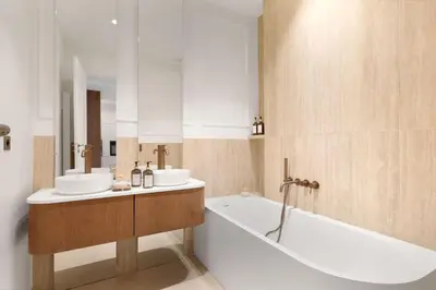 Salle de bains dans l'établissement Suite Mendes, Appartement de Prestige parisien