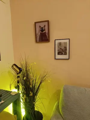 Coin salon dans l'établissement Petit nid douillet à Paris