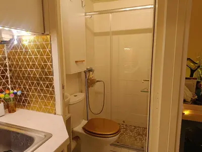 Salle de bains dans l'établissement Petit nid douillet à Paris