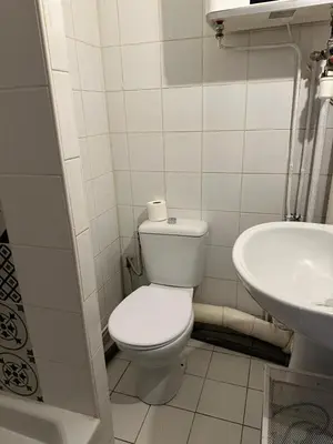Salle de bains dans l'établissement Apartamento en paris
