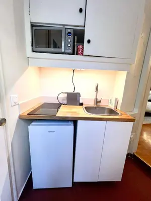 Cuisine ou kitchenette dans l'établissement Studio Premium Saint Germain Rue d Assas Paris 6e