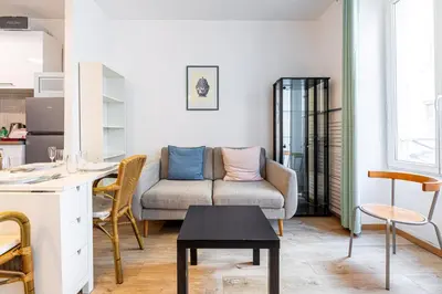 Coin salon dans l'établissement GuestReady - Charming stay in Le Marais