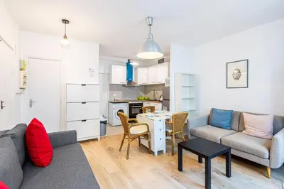 Cuisine ou kitchenette dans l'établissement GuestReady - Charming stay in Le Marais