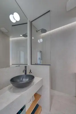 Salle de bains dans l'établissement Appartement Lamarck Luxury