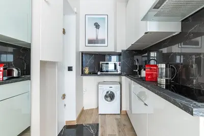 Cuisine ou kitchenette dans l'établissement Chaudron La Fayette Canal St-Martin Cozy 4P