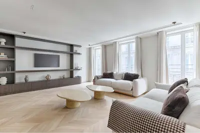 Coin salon dans l'établissement Luxury Apartment Sentier Montorgueil I