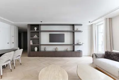 Télévision ou salle de divertissement dans l'établissement Luxury Apartment Sentier Montorgueil I