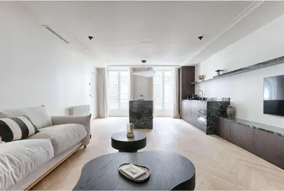 Coin salon dans l'établissement Appartement de Luxe Sentier Louvre II